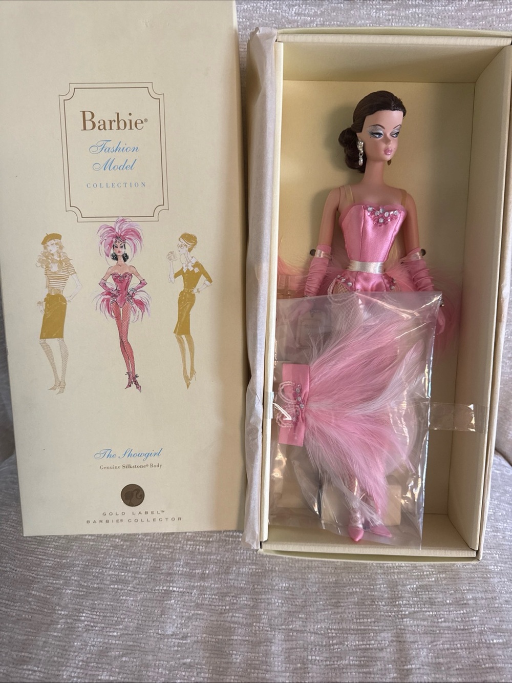 The Showgirl Silkstone Barbie Doll 2008 Gold Lable Mattle QLF287